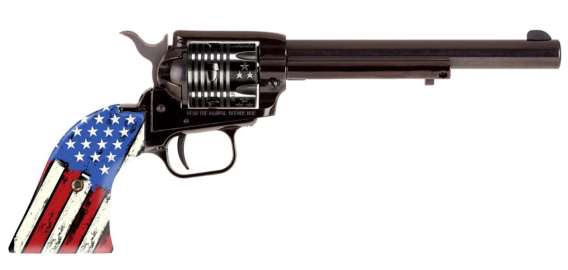 HERITAGE MANUFACTURING 22LR BL/US FLAG ENG 6.5" FS  #