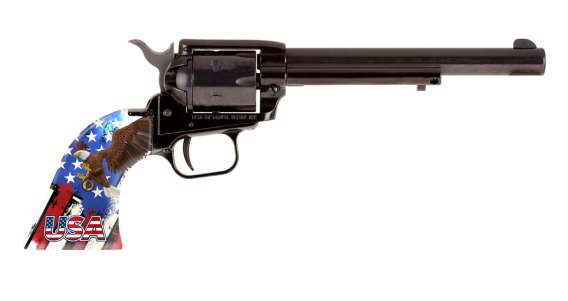 HERITAGE MANUFACTURING 22LR BL/US FLAG EAGLE 6.5" FS#