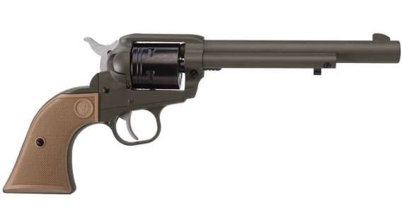 RUGER WRANGLER 22LR ODG/FDE 6-1/2"