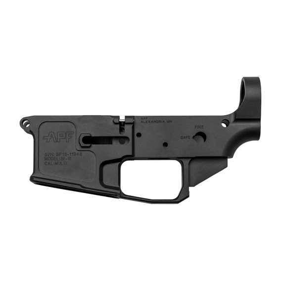 APF Armory AR15 Billet Lower Mil Spec Superior Anodized - Black