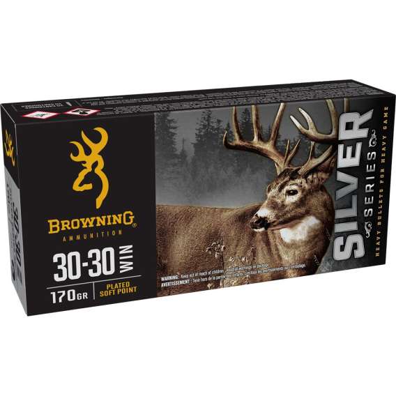 Browning Silver Series Rifle Ammunition 30-30 Win 170gr JSP 2200 fps 20/ct