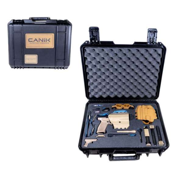 CANIK METE SFT Loadout Pistol Package - Black/FDE | 9mm | 4.72" Barrel (Threaded) | (2) 20rd & (2) 18rd | MECANIK MO1 Optic