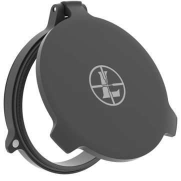 LEUPOLD LENS COVER ALUMINA 40MM FLP BK