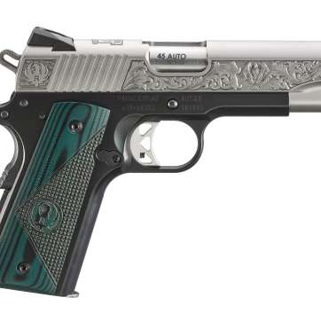 RUGER SR1911 CMDR 45ACP GREEN GRIP