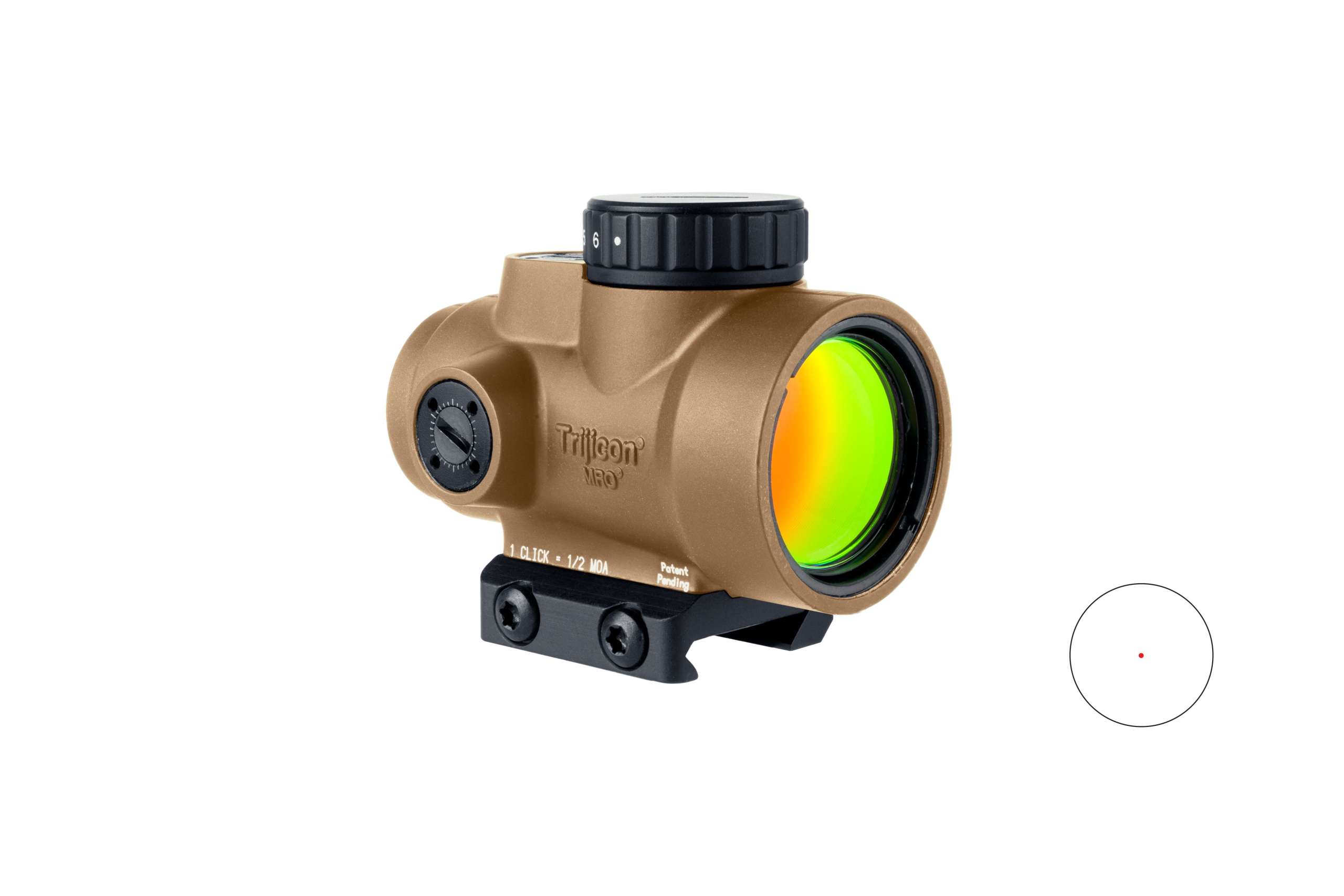TRIJICON MRO SD 1X25 2MOA COYOTE LOW MT