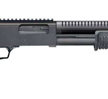 MOSSBERG 590R 12/18.5 6+1 BLK BREACHER