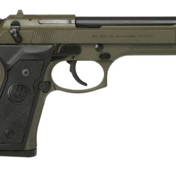BERETTA 92FS 9MM OD GREEN 4.9" 15+1