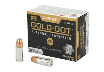 SPR GOLD DOT 9MM 115GR HP 20/200