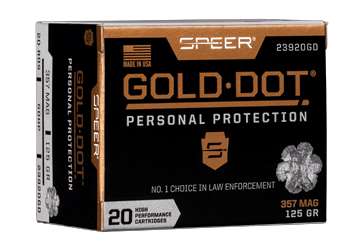 SPR GOLD DOT 357MAG 125GR HP 20/200