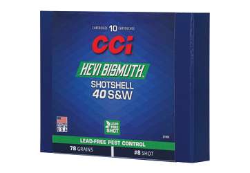 CCI 40S&W BISMUTH SHOTSHELL 10/200