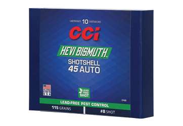 CCI 45ACP BISMUTH SHOTSHELL 10/200