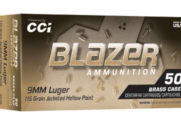 BLAZER BRASS 9MM 115GR JHP 50/500