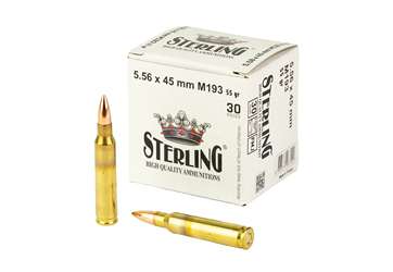 STERLING 5.56 M193 55GR FMJ 30/1500