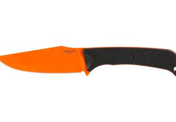 HOGUE EXTRAK XL 3.9" BLK/OR W/SHEATH