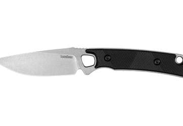 KERSHAW STEPPE 3.55" PLN D2 BLK/SLV