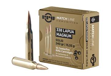 PPU 338 LAPUA MAG MATCH 240GR 10/200