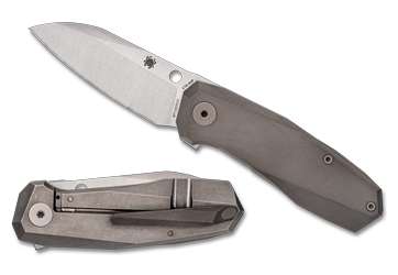 SPYDERCO TECHNO 3 TITANIUM GRY