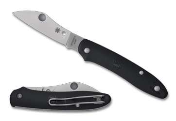 SPYDERCO ROADIE XL LTWT 2.74" BLK