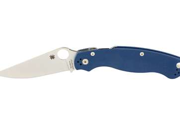SPYDERCO MILITARY 2 G-10 4" BLUE