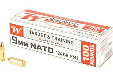 WIN USA 9MM NATO 124GR FMJ 100/1000