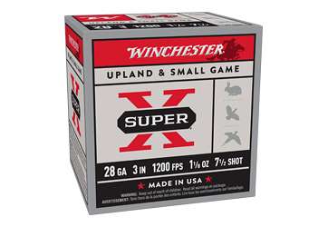 WIN SUPERX 28GA 3" #7.5 25/250