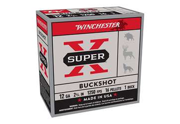 WIN SUPERX 12GA 2.75 BUCKSHOT 25/250