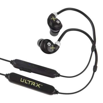 Allen ULTRX Bionic Fuse Bluetooth Around the Neck Electronic Ear Buds 26dB Black