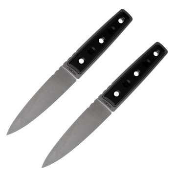Cold Steel Stickman Holdout Fixed Throwing Knife 5-1/2" Dagger Blade Black 2/ct