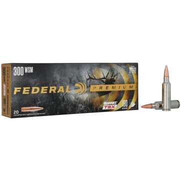 Federal Barnes TSX Rifle Ammunition .300 WSM 180gr 2980 fps 20/ct