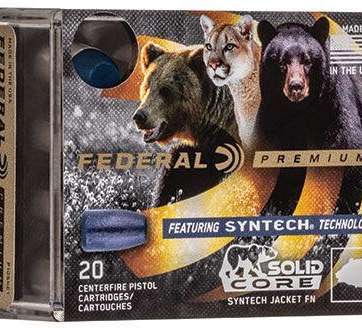 Federal Solid Core Handgun Ammunition .357 Mag 180 gr TSJ 20/ct