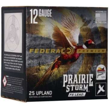 Federal Prairie Storm FS Lead Shotshells 12ga 2-3/4" 1-1/4oz 1330 fps #6 25/ct