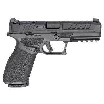 Springfield Echelon 4.0F White-Dot Handgun 9mm Luger 17(1)&20(1) Magazines 4.5" Barrel Black Frame