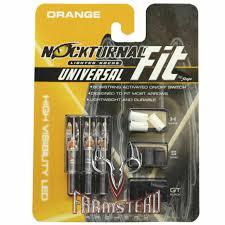 Nockturnal Universal Lighted Nocks Size Orange