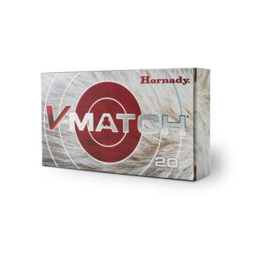 Hornady V-Match ELD-VT Rifle Ammunition 25 Creedmoor 95gr PT 3250 fps 20/ct