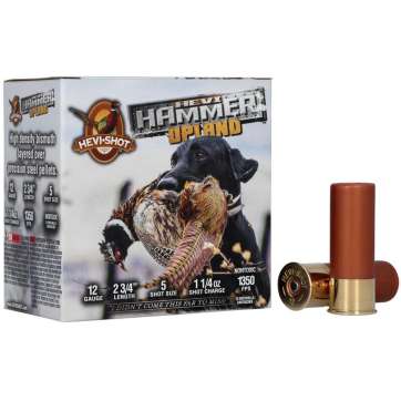HEVI-Shot Hevi-Hammer Upland Shotshell 12ga 2-3/4" 1-1/4oz 1350 fps #5 25/ct