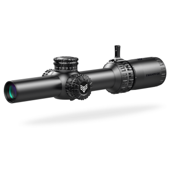 Swampfox Arrowhead LPVO Series Rifle Scope 1-10x24 30mm SFP Green IR MOA  Black