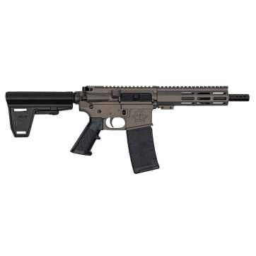 GLFA 223 Wylde Braced Pistol .223 Wylde 30rd Magazine 7.5" Nitride Barrel Tungsten Finish