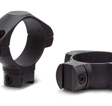 Konus 2-Piece Steel Riflescope Rings for Airguns & .22 Rails 1" High - Black