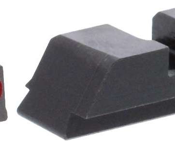 Ameriglo Red Fiber .115 FRONT Black REAR for Glock 42-43-43X-48