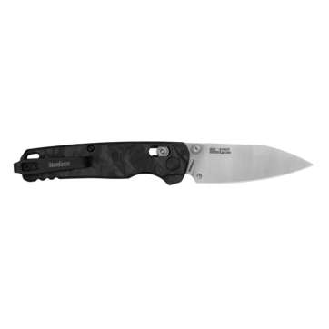 Kershaw Bel Air Folding Knife 3.1" Reverse Tanto Blade Carbon Fiber Black