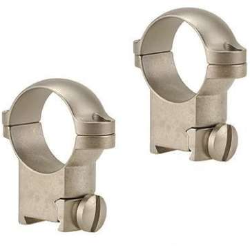Leupold 2-Piece Solid Steel Ringmounts - Sako 1" High Silver