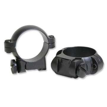Leupold 2-Piece Solid Steel Ringmounts - Ruger No. 1 & 77/22 1" Low Matte Black