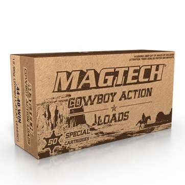 Magtech Cowboy Action Ammunition .44-40 Win 200gr LFN 722 fps 50/ct