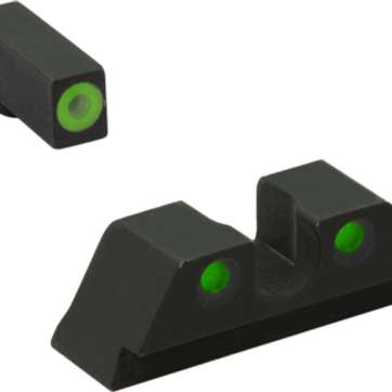 Meprolight ML41221 Hyper-Bright Green Ring Front/Green Rear Sights for Kimber 1911 Wedge Models