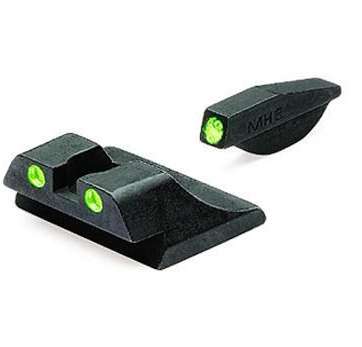Meprolight Fixed Night Sight Ruger SR9/SR9C Green Front & Green Rear