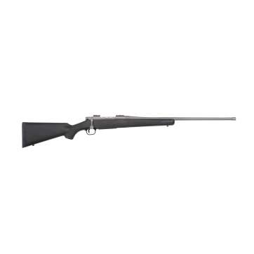 Mossberg Patriot Stainless Cerakote Rife 7mm PRC 3rd Capacity 24'' Threaded Barrel Black Synthetic Stock