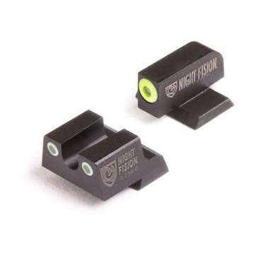 Perfect Dot NS Set w/Yellow Front +  Black Square Rear Fits Springfield XD