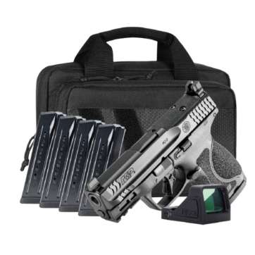 M&P 9 M2.0 Compact OR Optic NTS Carry On Bundle 9mm Luger 15rd Magazines(5) 3.6" Barrel RFX 11 Savior Specialist Bag