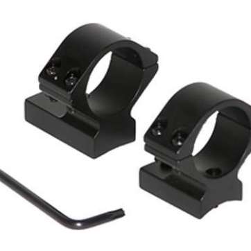 Talley Lightweight Alloy Scope Mounts - Black Anodized - 1" - Low  Weatherby Accumark - Magnum - Mark V (9 LUG)