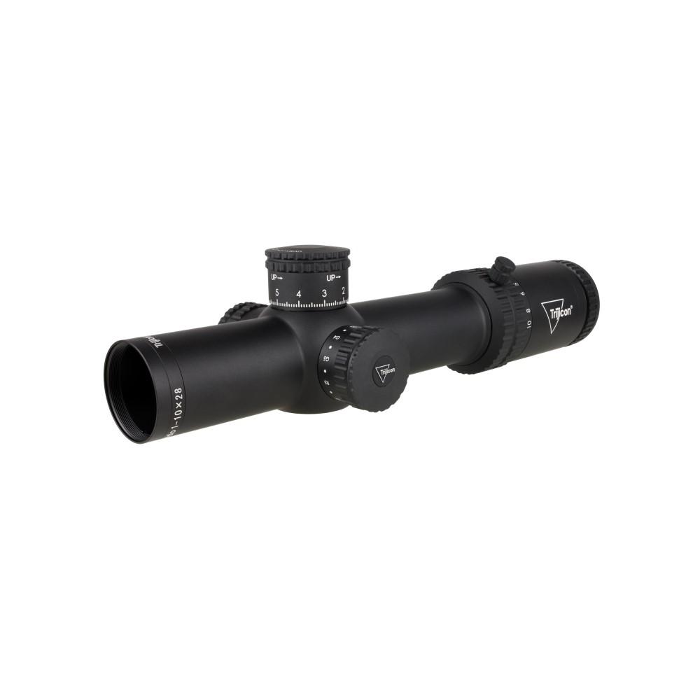 Trijicon Credo Rifle Scope 1-10x28mm 34mm FFP Segmented Circle Enhanced Illum. Black